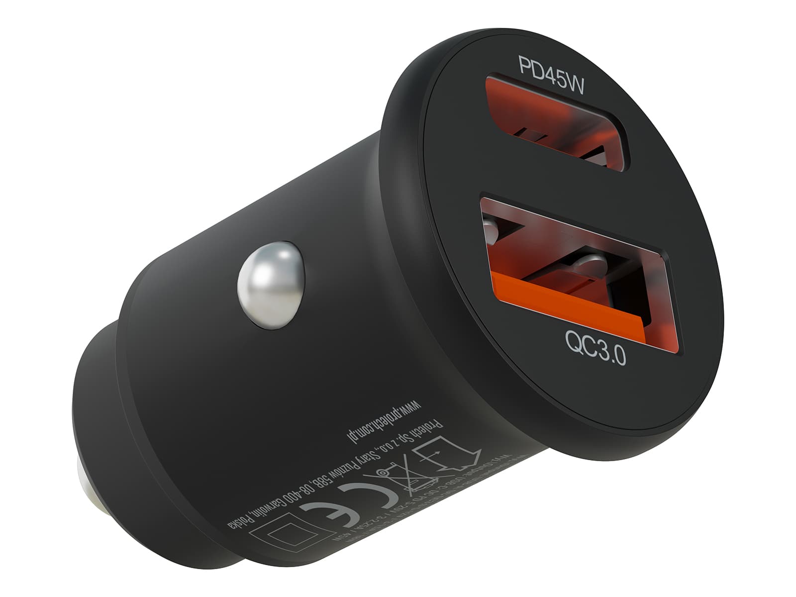 Blow Avtomobilski polnilnik 2x USB-A + USB-C PD 45W (76-035#)