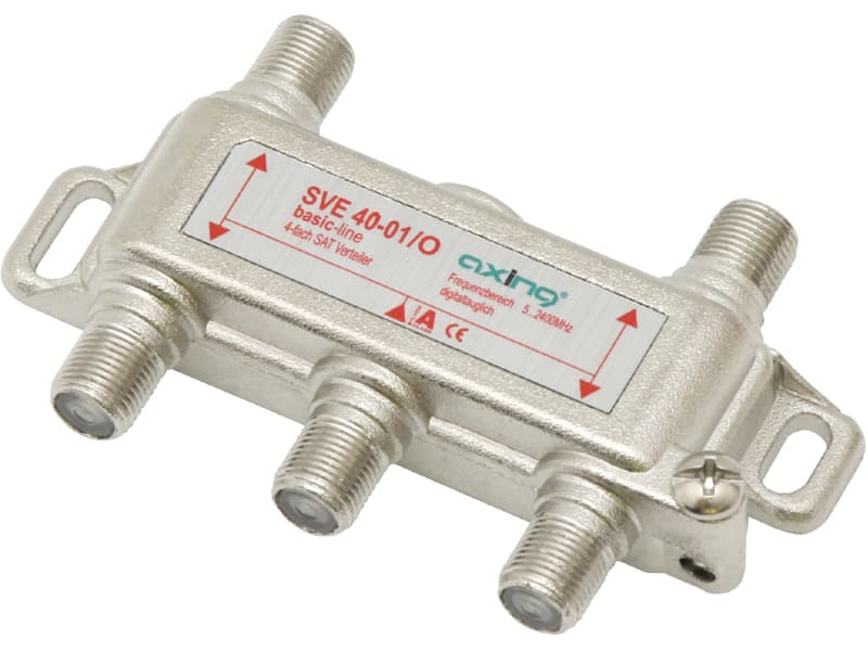 Razdelilnik signalov Blow F: SVE40-01 GN-4GN 5-2200MHz Axing