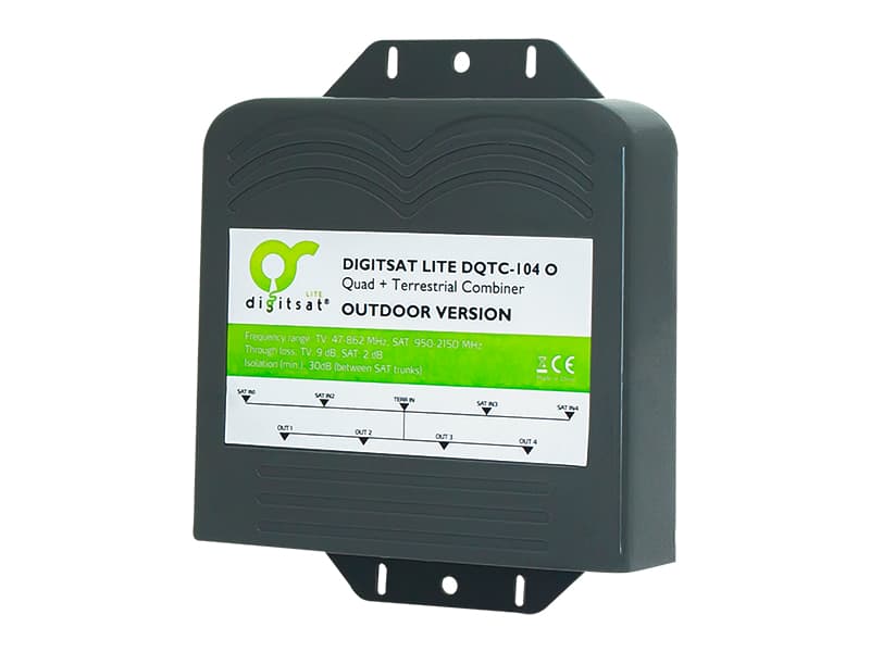 Antenski sumator Digisat DQTC-104, zunanji, za Quad LNB