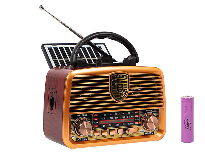 Blow Retro radio FM/AM, Bluetooth, solarno polnjenje - RA10