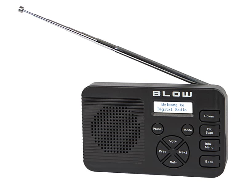 Blow RK4 Prenosno kuhinjsko radio DAB+/FM/BT, črno`