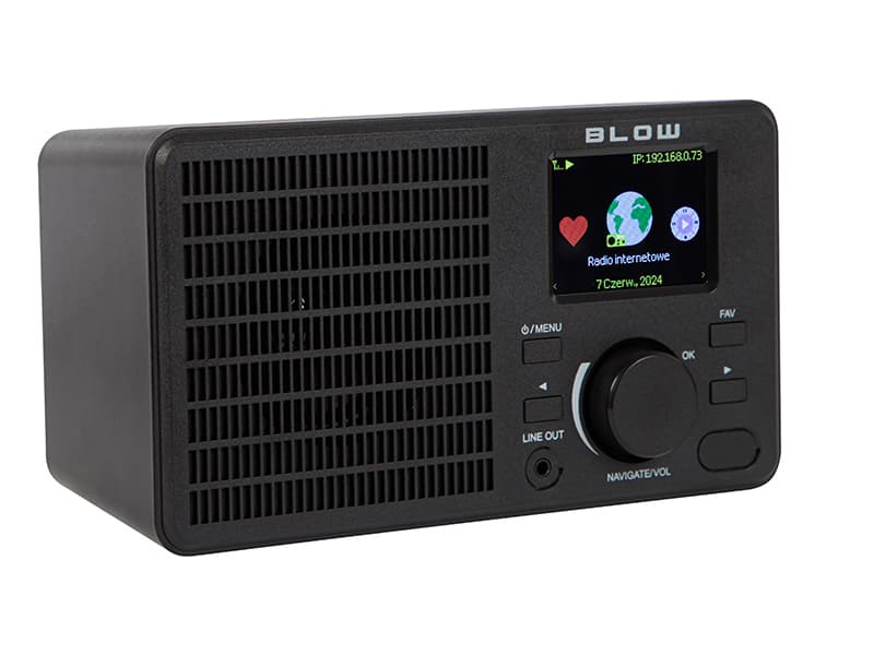 Prenosno spletno radio Blow RI1, Wi-Fi, Bluetooth, TFT zaslon