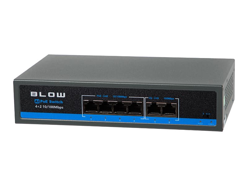 PoE stikalo Blow BL-SW6-4P, 4 PoE porta, 75W