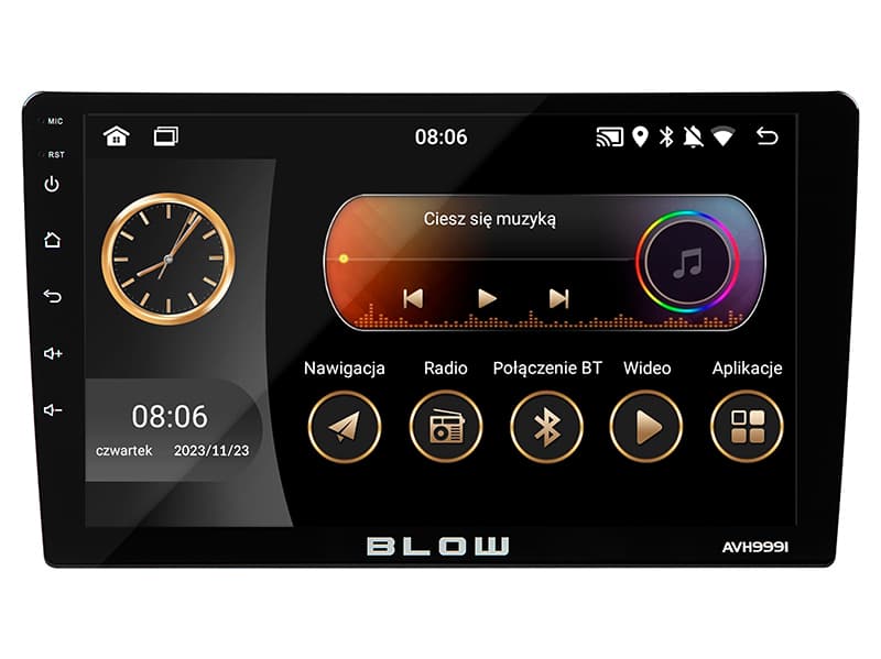 Blow 78-343# Avtoradio 1DIN 9" Android/WiFi/GPS/CarPlay