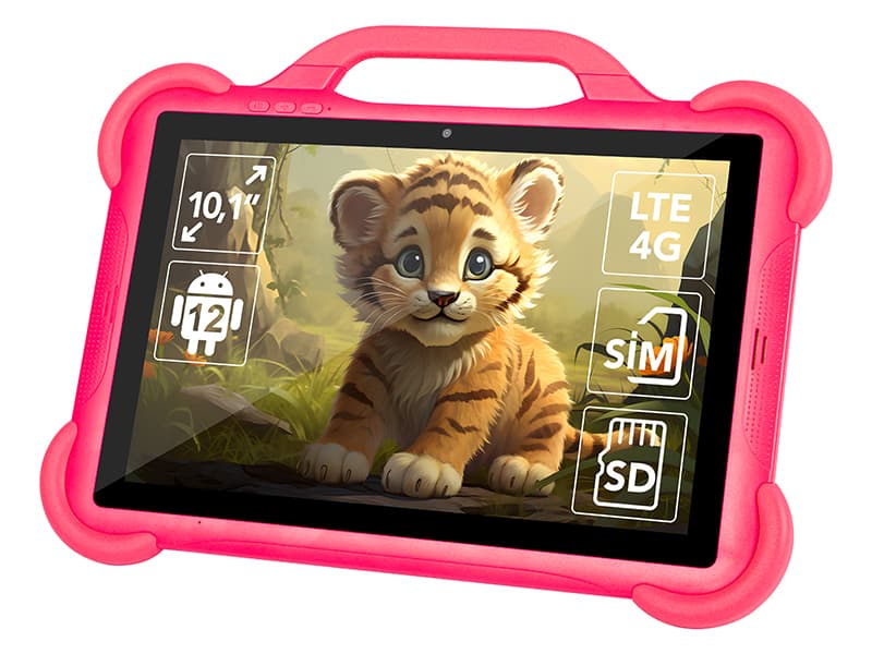 Tablet Blow Kidstab10 4G LTE 10.1" 4/64GB z roza etuijem