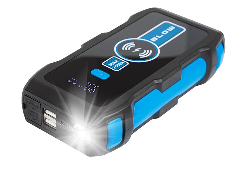 Blow JS-24 Jump Starter Power bank 12000mAh, brezžično polnjenje