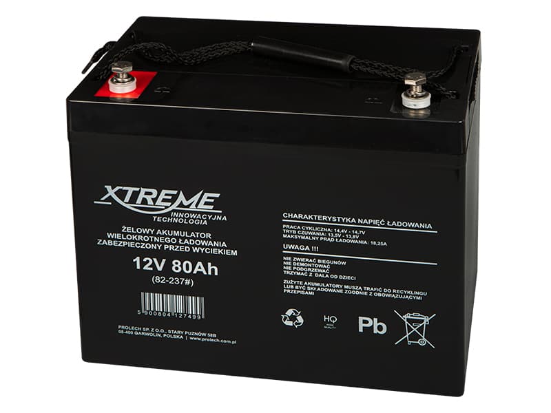 Blow Akumulator żelowy 12V 80Ah Xtreme