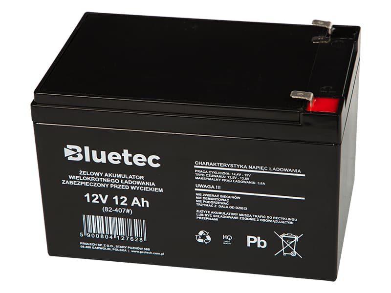 AGM gel akumulator Blow Bluetec 12V 12Ah, 5 let