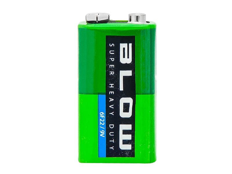 Blow 82-509# Baterija 9V 6F22, cink-ogljik