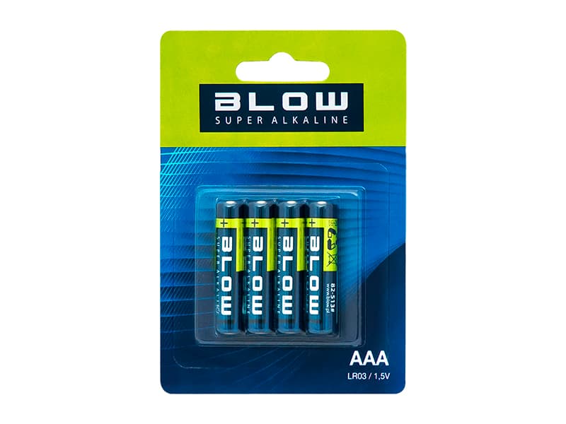 Blow Super Alkaline AAA baterije (LR3), blister 4 kos.