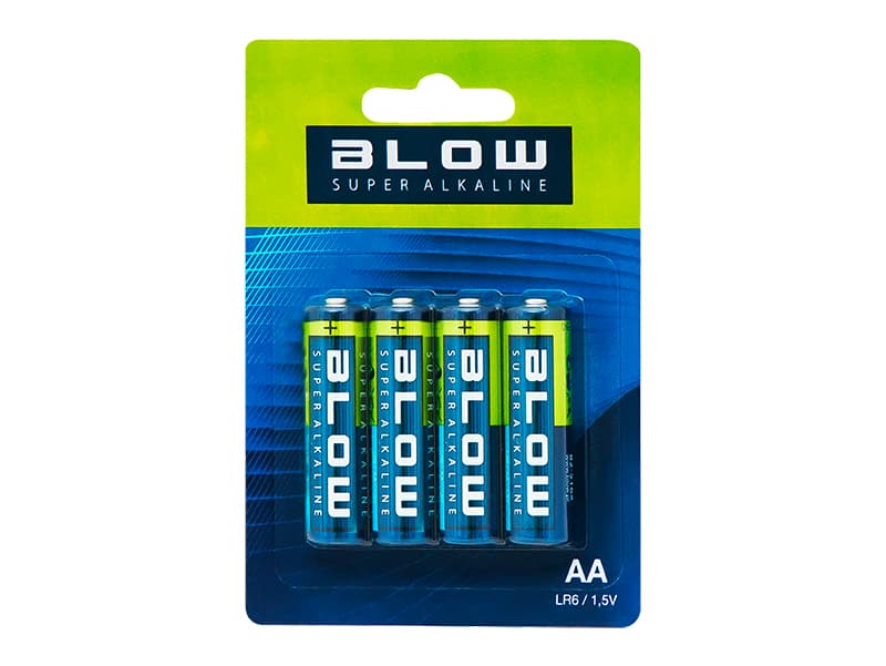 Blow Super Alkaline AA baterije (LR6), blister 4 kos.