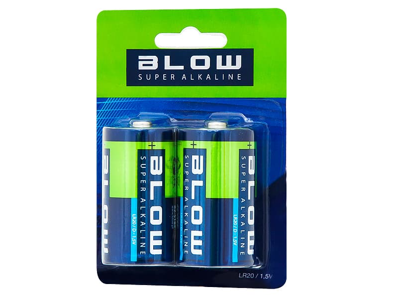 Baterije Blow Super Alkaline R20/D, 1.5V, 2 kosa
