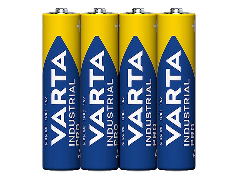 Baterije Varta Industrial PRO AAA, 4 kosov