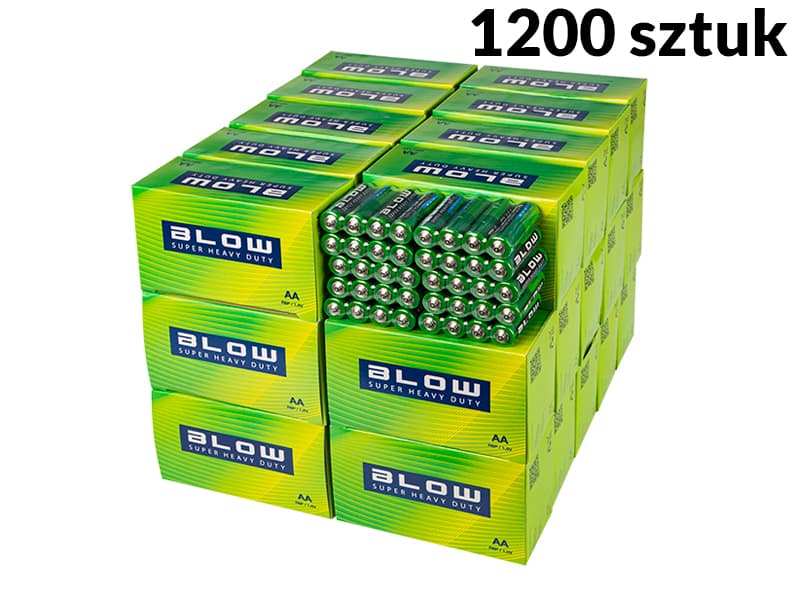 Baterije Blow Super Heavy Duty AA R06P, 1.5V, 1200 kosov