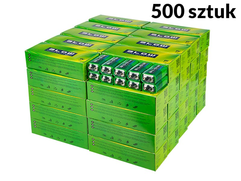 Blow Super Heavy Duty 9V baterija, 500 kos