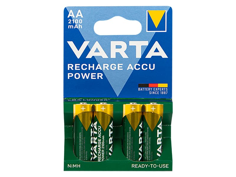 Varta Recharge Accu Power AA Ni-MH 2100mAh, 4 kosi