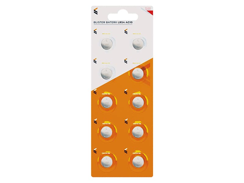 Baterije Blow AG10/LR54, 1.5V, 10 kos, alkalne gumbne