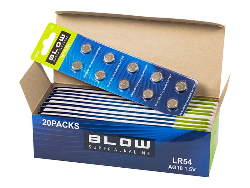 Baterija Blow AG10/LR54, 1.5V, blister 2 kosa
