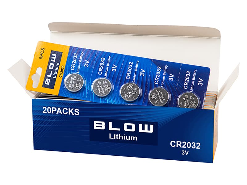 Litijeva baterija Blow CR2032, 3V, blister 5 kosov