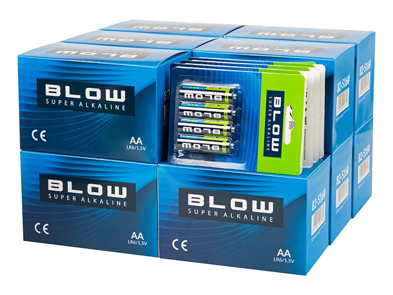 Baterije Blow Super Alkaline AA LR6, 480 kosov