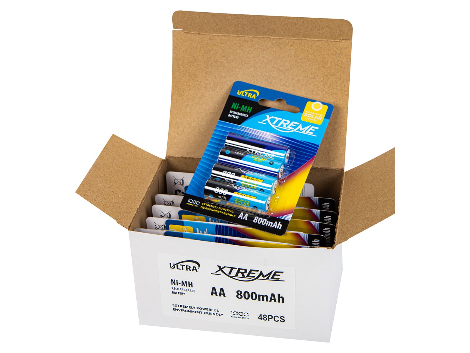 Baterije Blow Ni-MH AA R6 800mAh Xtreme za solarne luči, 12 kos (blister)