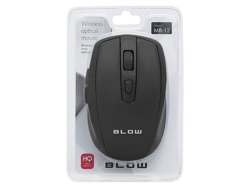 Blow MB-12 Brezžična optična miška, črna