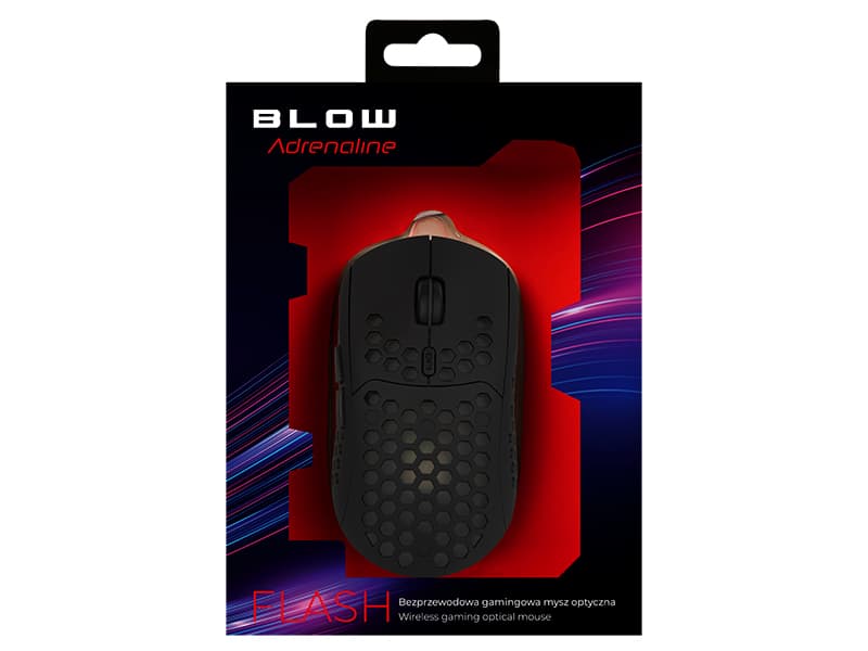 Brezžična optična miška Blow Flash, 84-056#, LED RGB