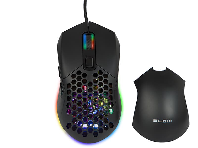 Gaming optična miška Blow Adrenaline Replicant, črna, žična