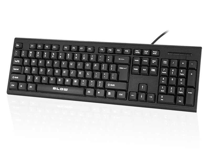 Blow USB tipkovnica KP-106, QWERTY, črna