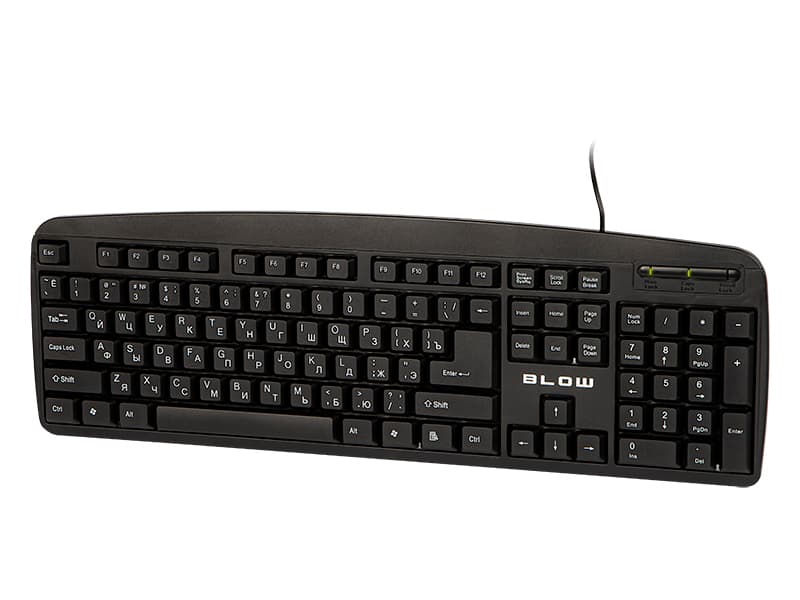 Tipkovnica Blow KP-104, USB, QWERTY + cirilica (ruska/ukrajinska)
