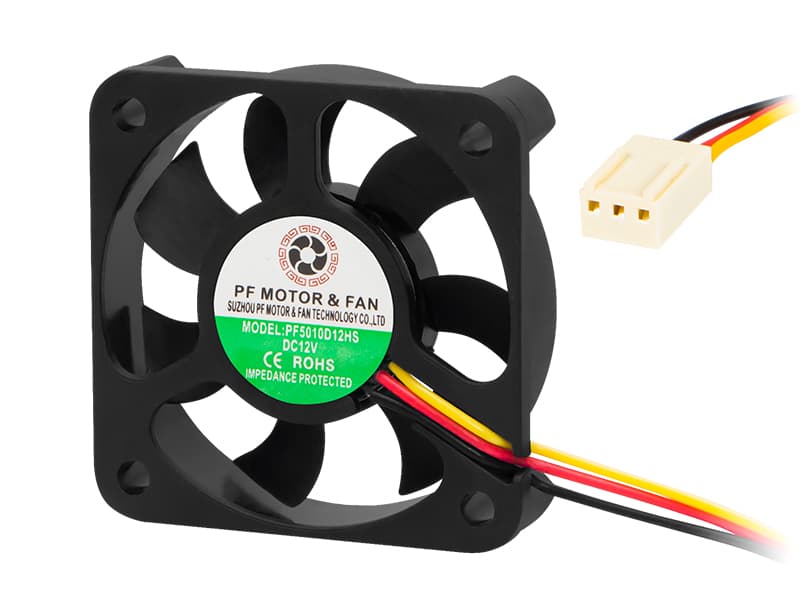 Blow Ventilator 50x10mm, 12VDC, drsni ležaj