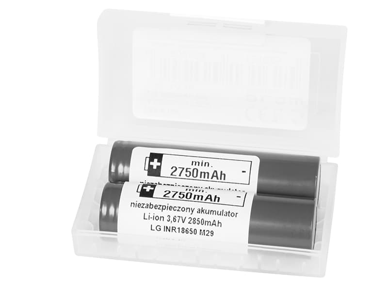 Blow Akumulator 18650 Li-Ion LG 2850 mAh 10A + škatla (2 kosa)