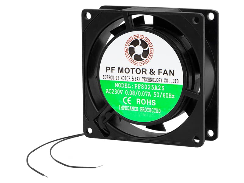 Blow Ventilator 80x25mm 230V AC, drsni ležaj
