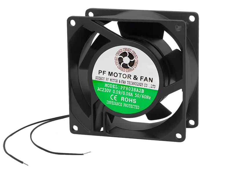 Blow Ventilator 80x38mm 230V AC, kroglični ležaj