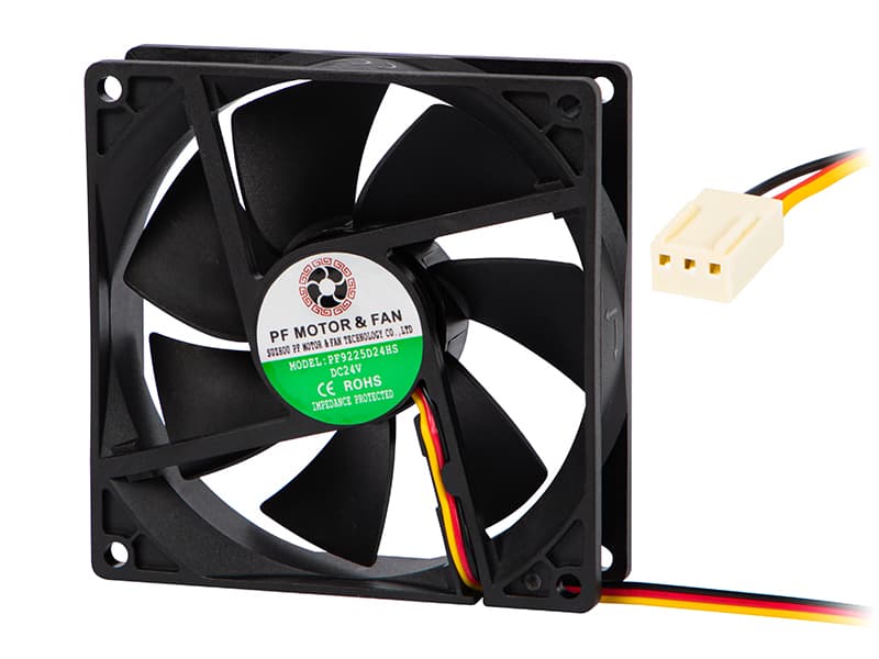 Ventilator Blow 92x25mm, 24V DC, Drsno ležišče