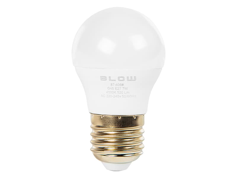 LED žarnica Blow E27 7W G45 ECO, nevtralno bela