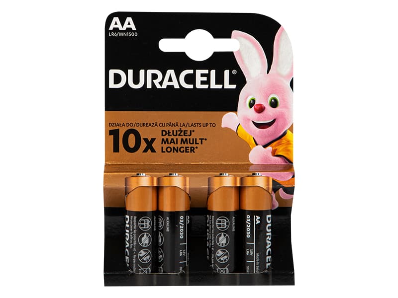 Blow Alkalne baterije AA (LR6) Duracell - 4 kosov