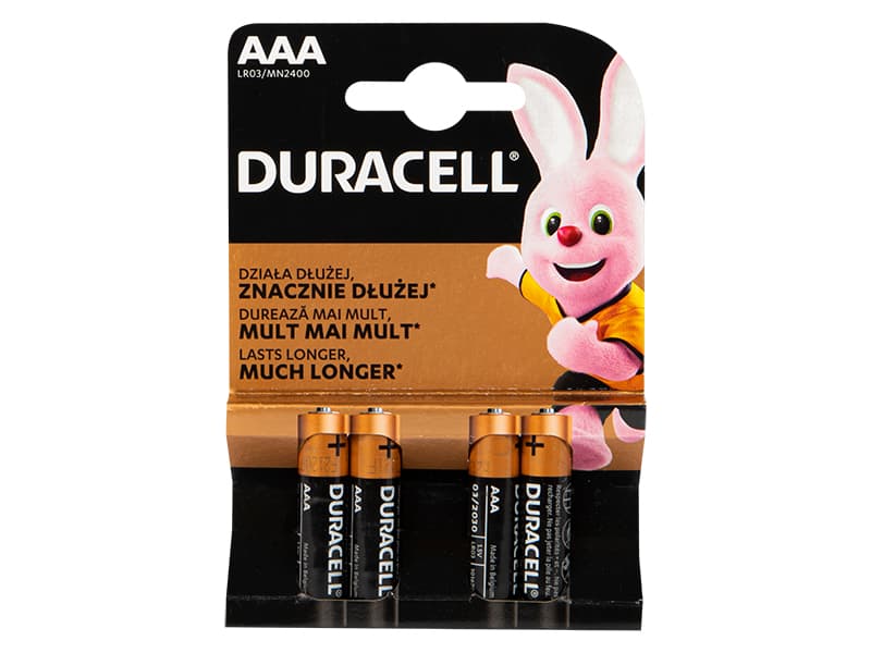 Blow Alkalne baterije AAA (LR03) Duracell - 4 kosov