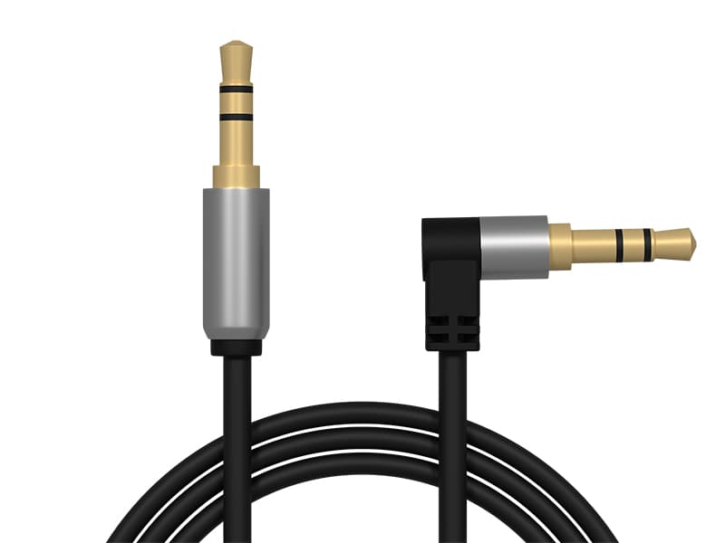 Blow 3.5mm Jack kotni kabel (moški-moški) 1m, kovinski