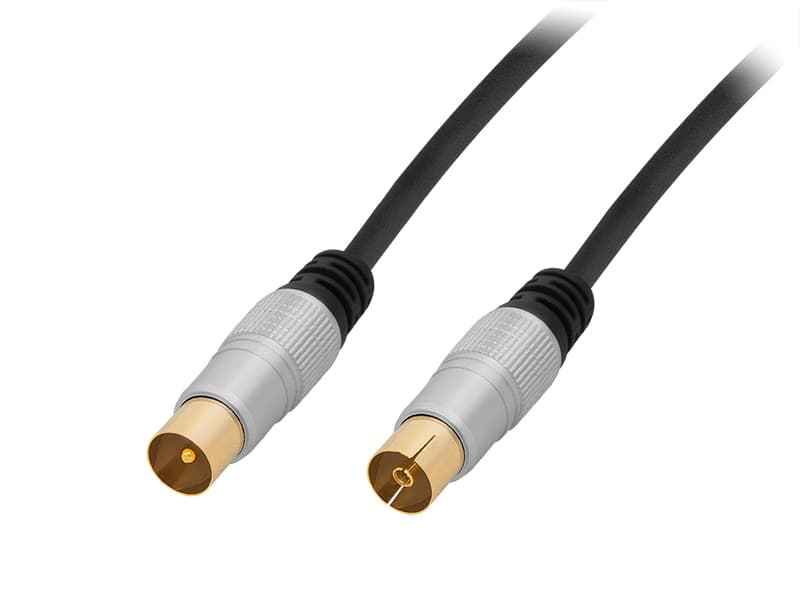 Blow TV-Video antenski kabel (vtič-vtičnica) 2m, kovinski