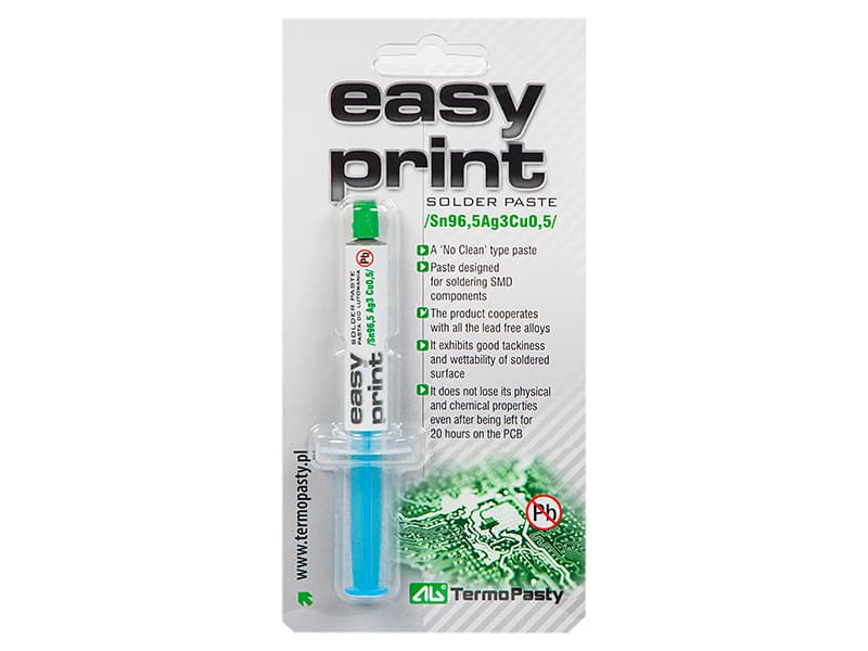 Blow 91-408# Easy Print lemilna pasta (Sn96.5Ag3Cu0.5), 1.4ml