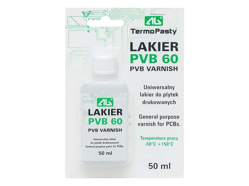 Zaščitni lak v tekočini Blow PVB 60 za elektroniko, 50ml