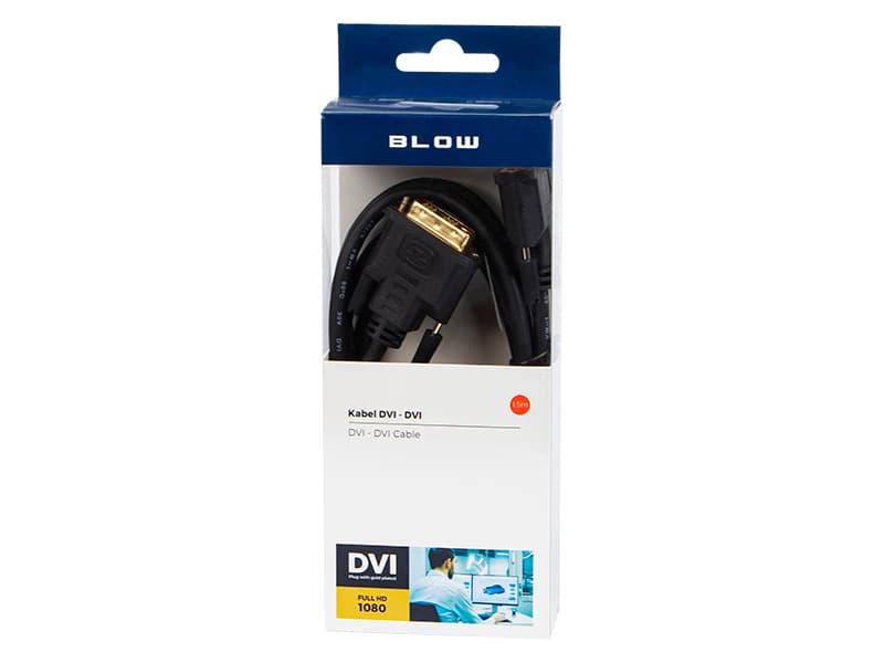 Blow DVI-DVI kabel, 1.5m