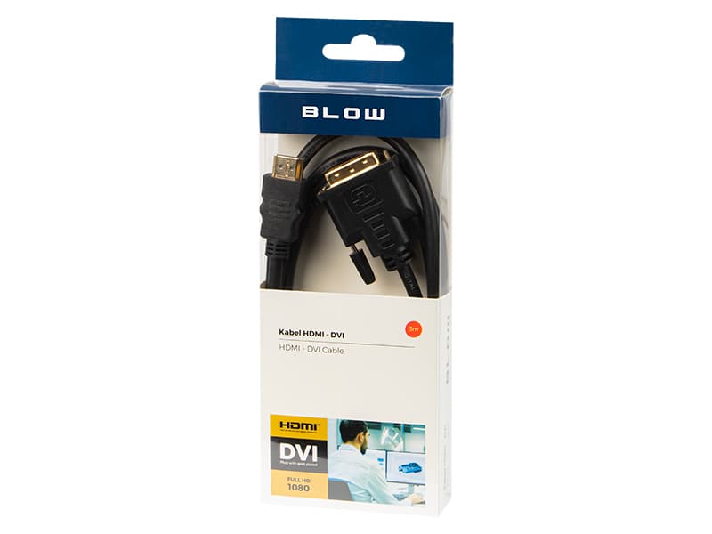 Blow DVI-HDMI kabel, 3m