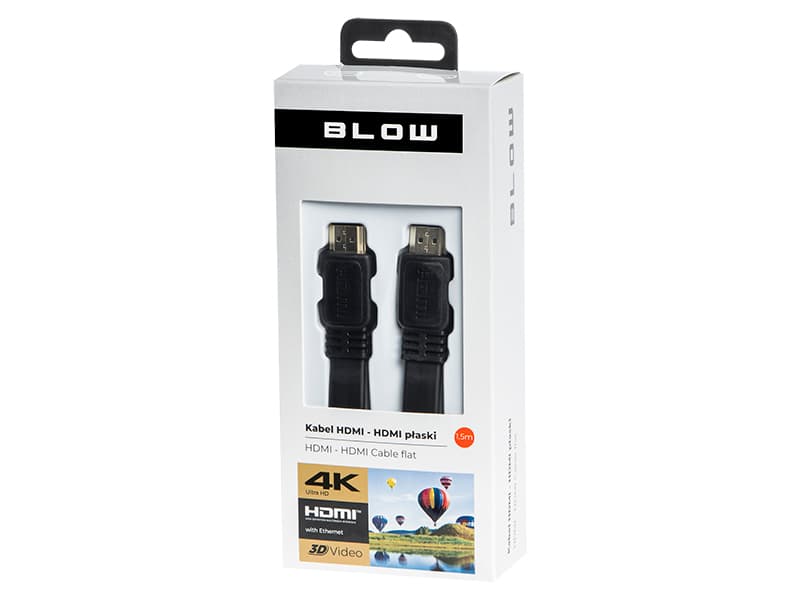 Ploski HDMI kabel Blow Classic, 1,5m (Slim)