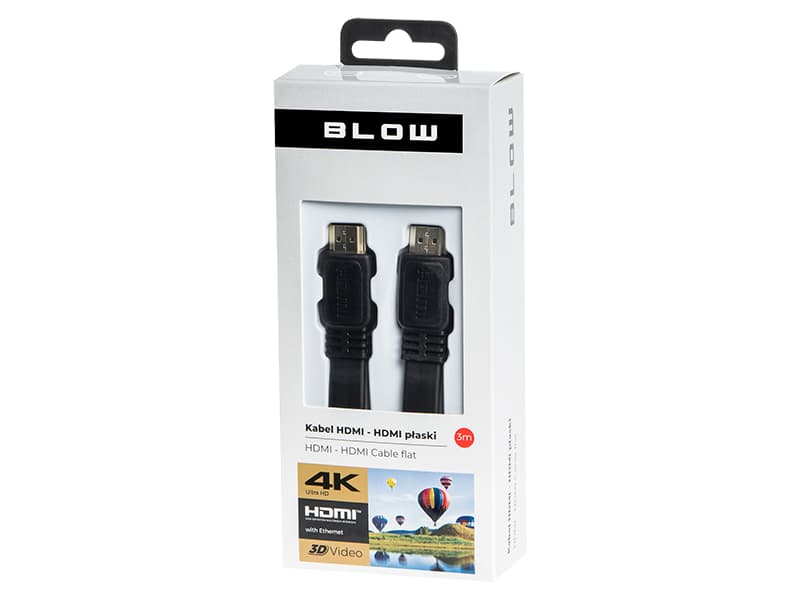 Ploski HDMI kabel Blow Classic, 3m (Slim)
