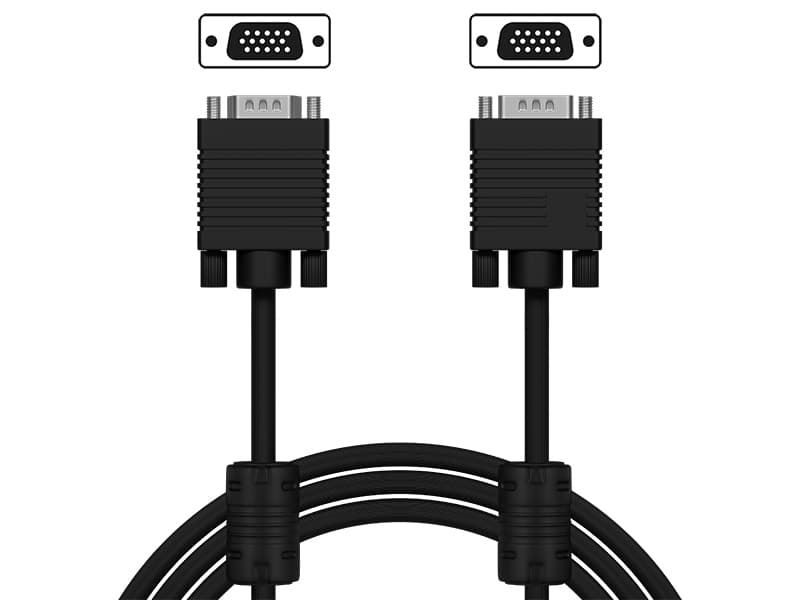 Blow VGA kabel (moški-moški) 10m, z feritnimi obročki