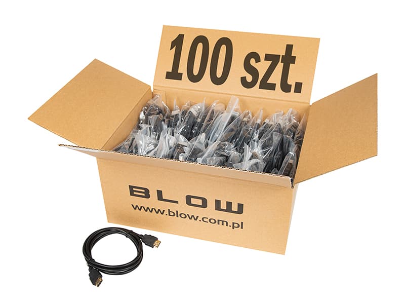Blow HDMI kabel HDMI-HDMI 4K, 1,5 m, pozlačeni konektorji