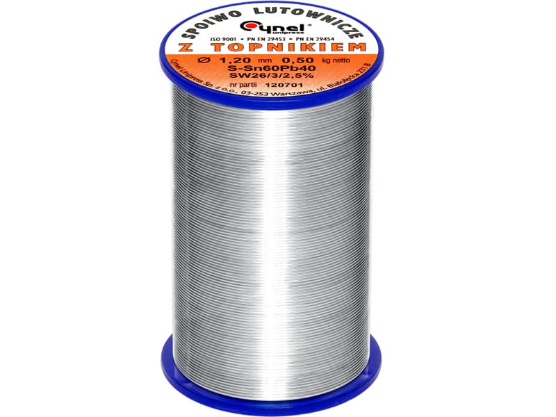 Blow 9407# Spajkalna kovina 1,20 mm, 500 g, LC60-SW26 Cynel