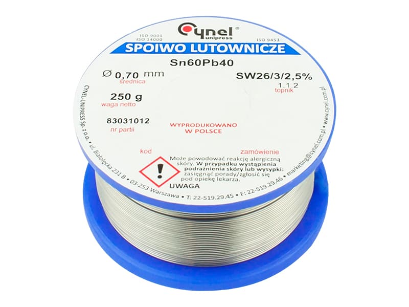 Spajkalna žica Blow 0,70mm, 250g